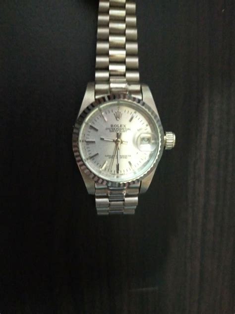 rolex 8385 real or fake|rolex 8385 18k white gold.